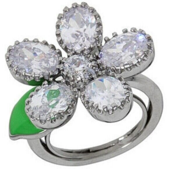 Brand New Y2K Juicy Couture R-Stone Daisy Ring - Picture 1 of 9